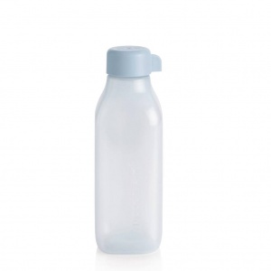 Эко-бутылка (500 мл) квадратная в нежно-голубом цвете без клапана