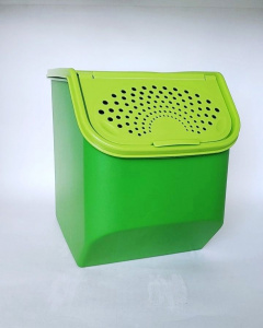 Контейнер "Свежесть" (5,5 л) зеленое основание, салатовая крышка