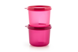 Чаша "Шик" 550 мл (2 шт) в бордовом  и розовом цвете