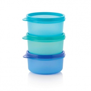 Сервировочная чаша (200мл),3 шт (голубая, синяя, бирюзовая)
