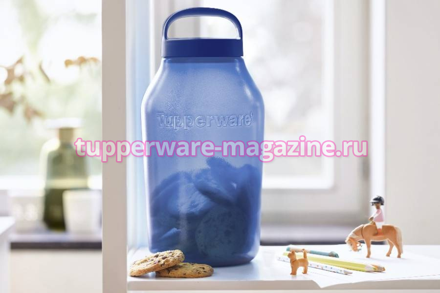 Чудо-банка Tupperware 4,5 л в синем цвете