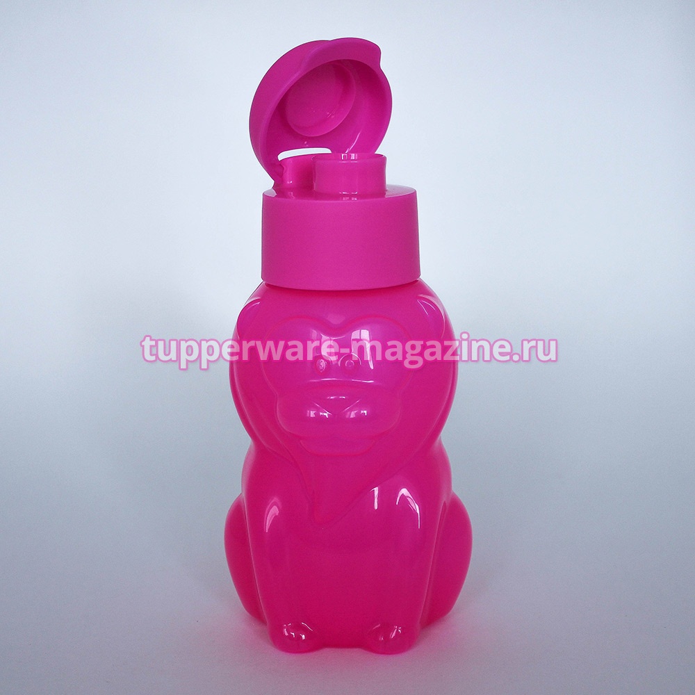 Эко-бутылка "Львенок" в розовом цвете