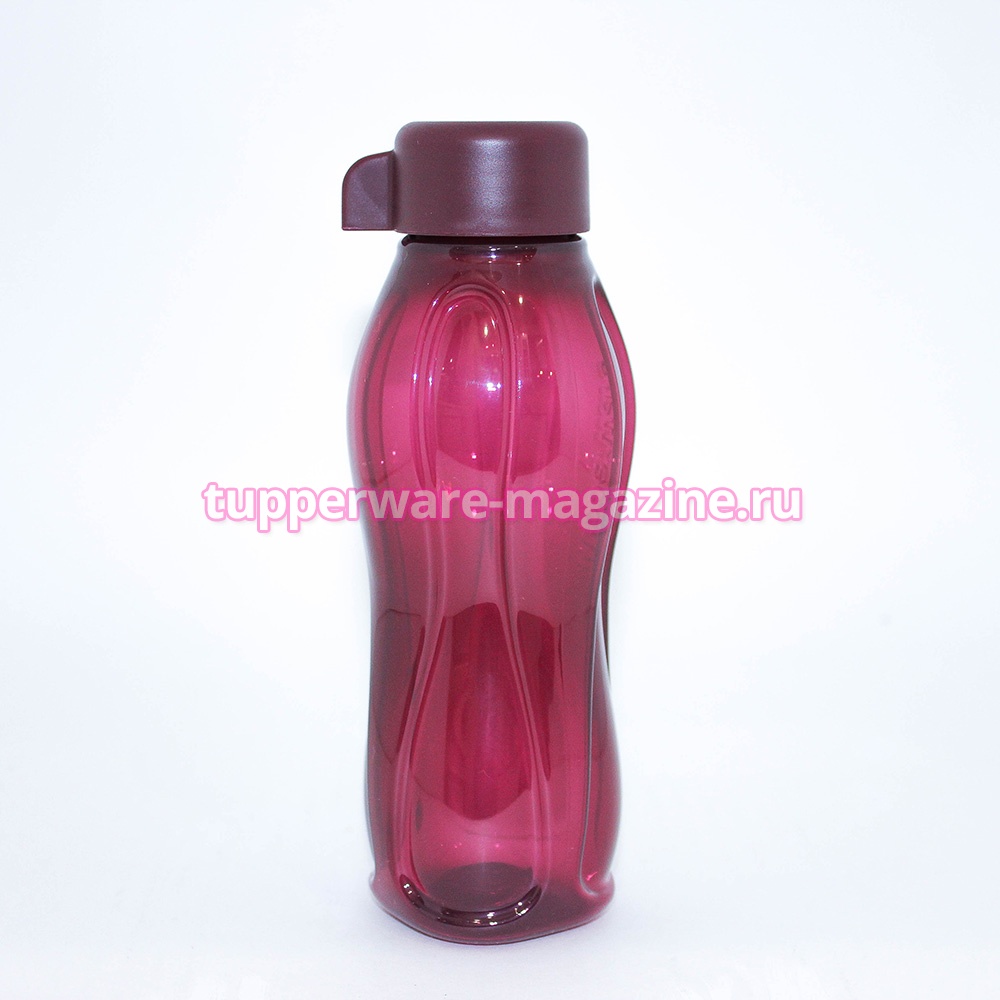 Эко-бутылка мини (310) мл в бордовом цвете