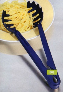 Щипцы для спагетти в темно-синем цвете