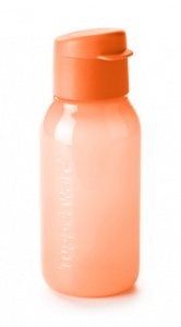 Эко-бутылка мини (350) мл в оранжевом цвете с клапаном