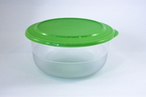 Сервировочная чаша 1,1 л с зеленой крышкой