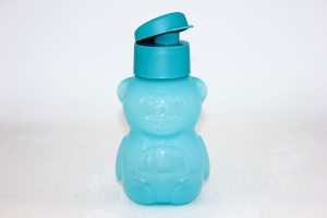 Эко-бутылка "Мишутка" в бирюзовом цвете