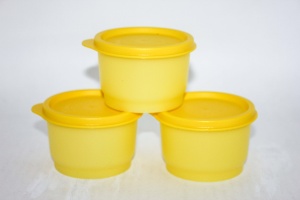 Закусочный стаканчик (набор 3 шт) в желтом цвете