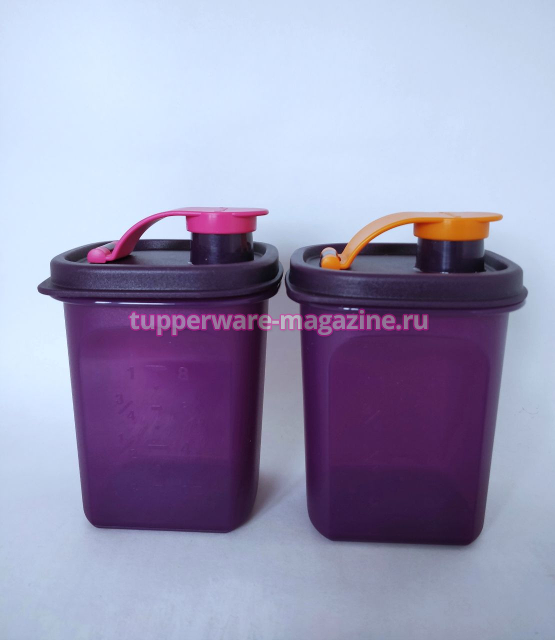 Контейнеры "Универсал" 350 мл (2 шт) в фиолетовом цвете