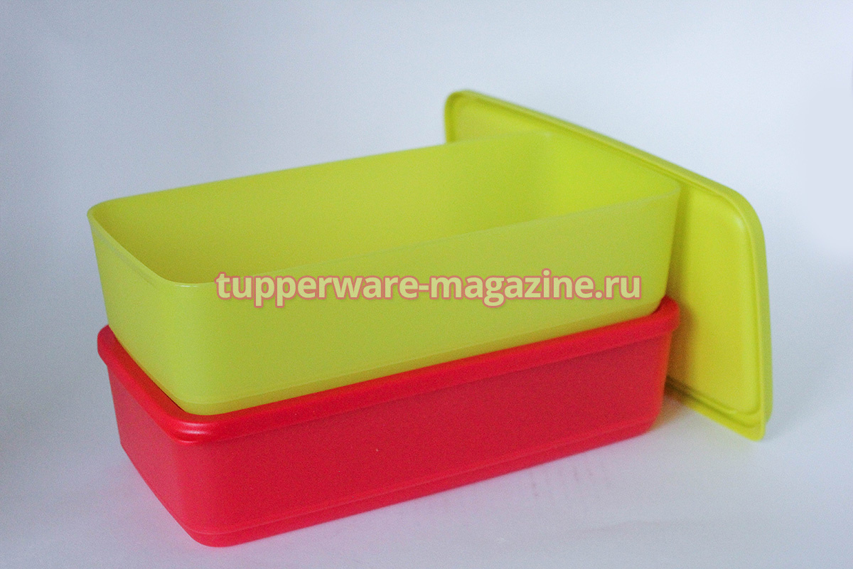 Набор контейнеров "Кубикс" 1,4 л  (2 шт)