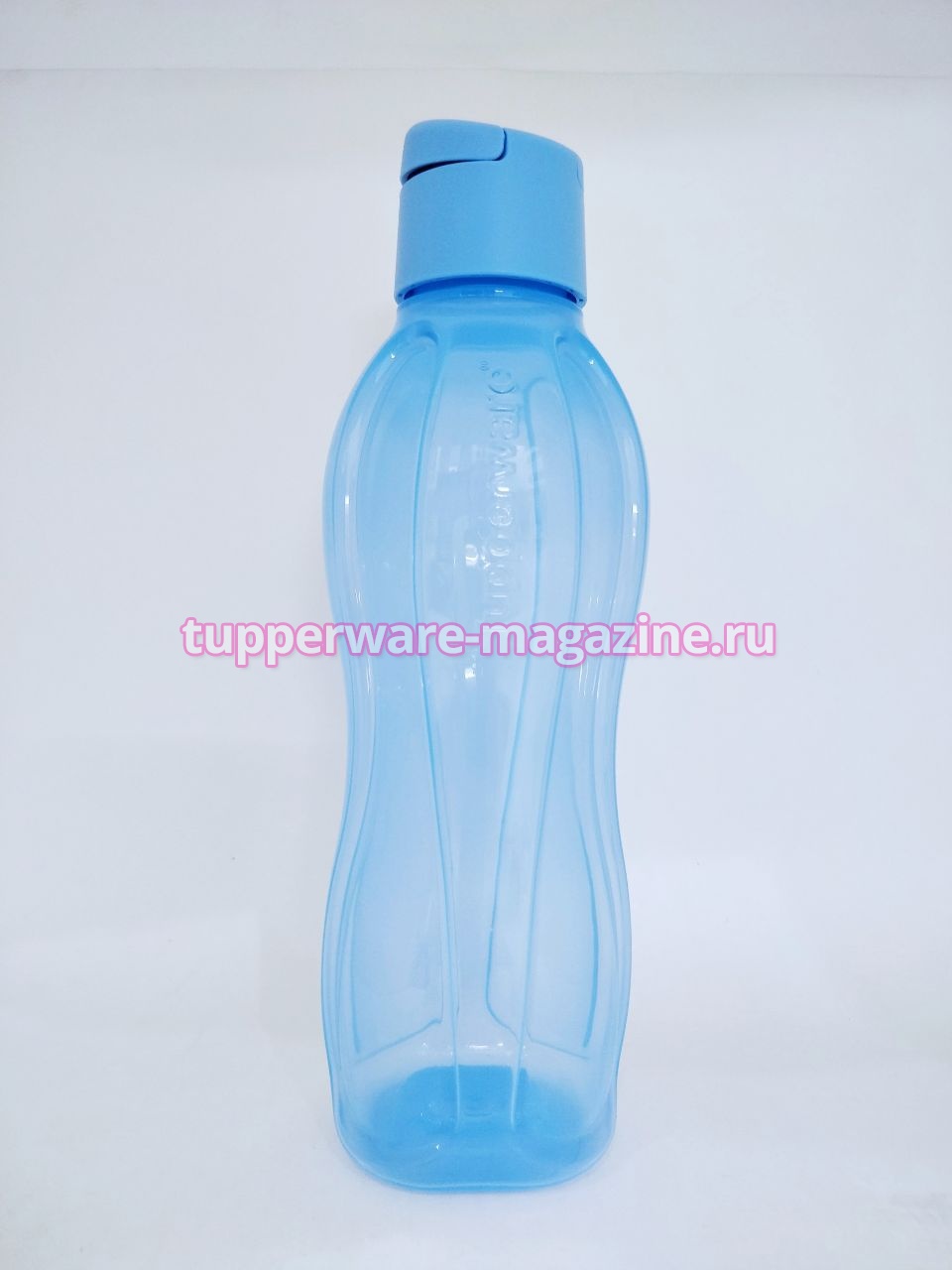 Эко-бутылка (750 мл) с клапаном в нежно-голубом цвете