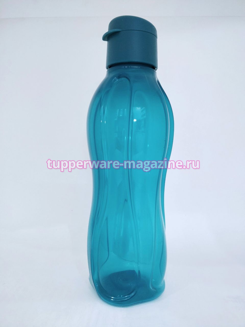 Эко-бутылка (750 мл) с клапаном в цвете изумруд