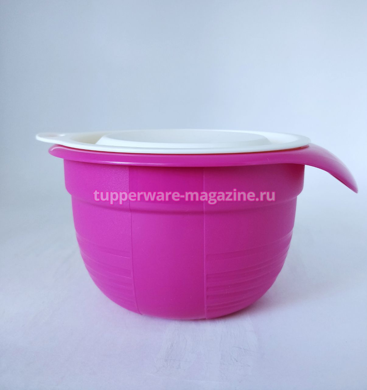 Чаша "Веселый кулинар" 650 мл в розовом цвете