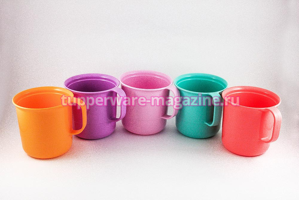 Кружка Tupperware розовая
