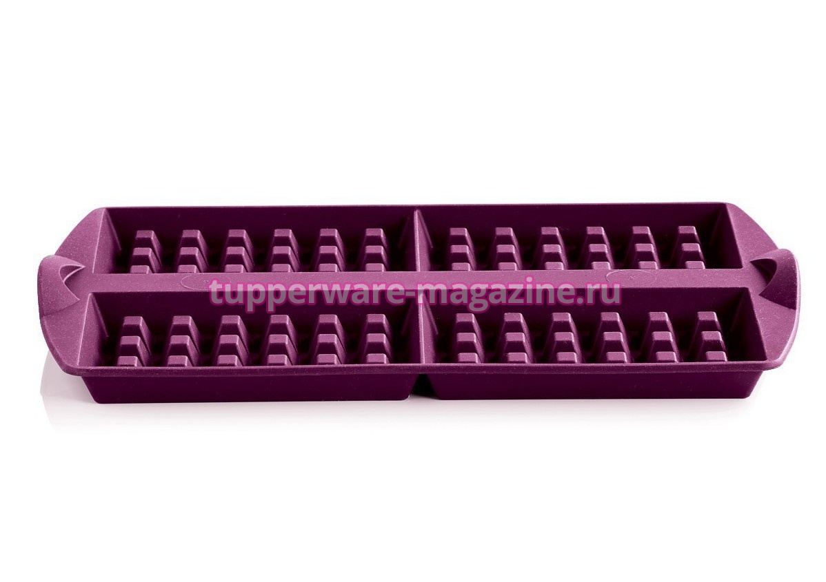 Силиконовая форма "Вафли" в фиолетовом цвете