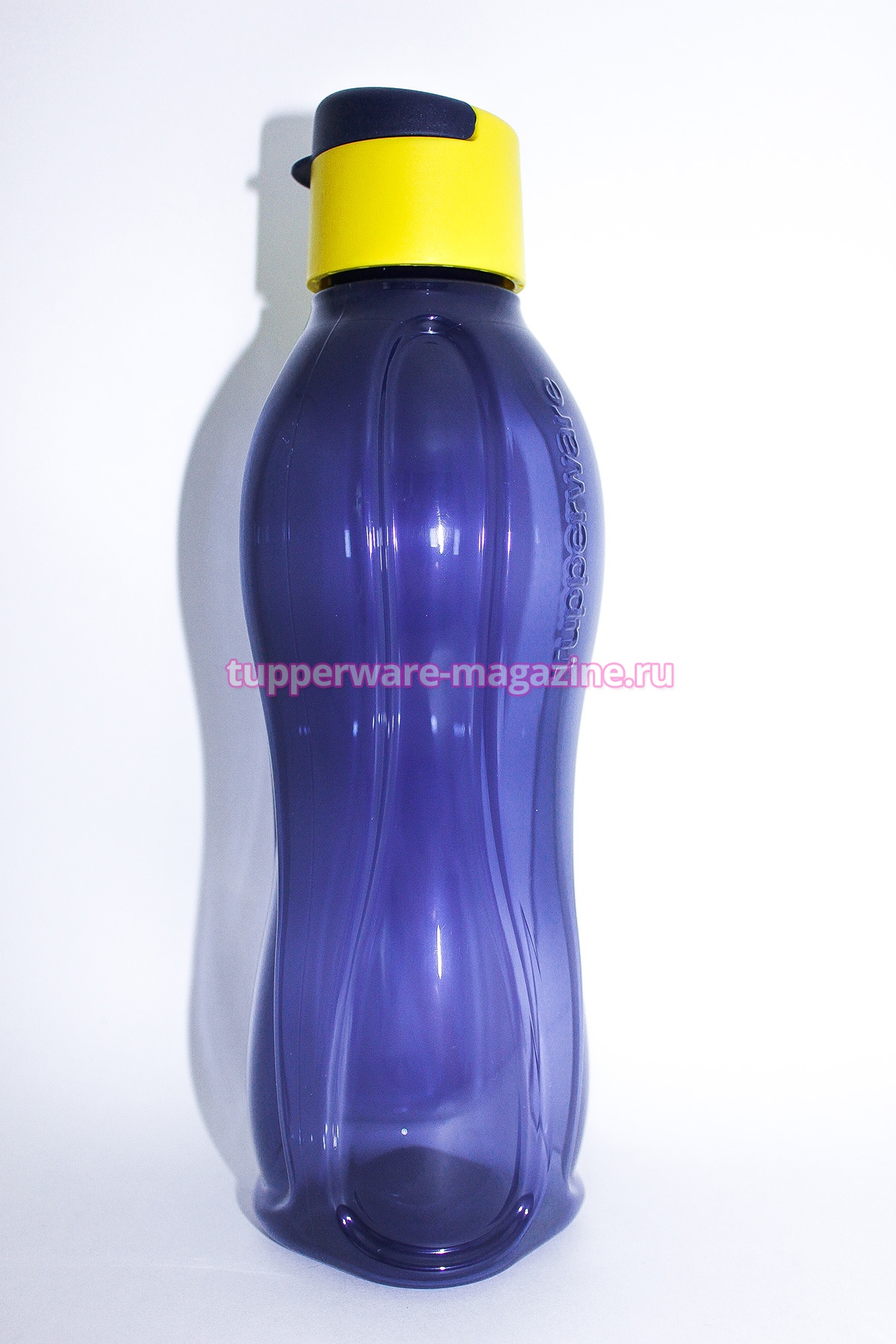 Эко-бутылка (750 мл) с клапаном в синем цвете
