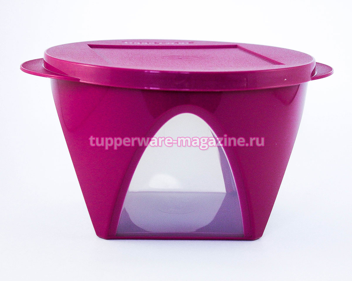 Чаша "Аркадия" 1,5 л в бордовом цвете