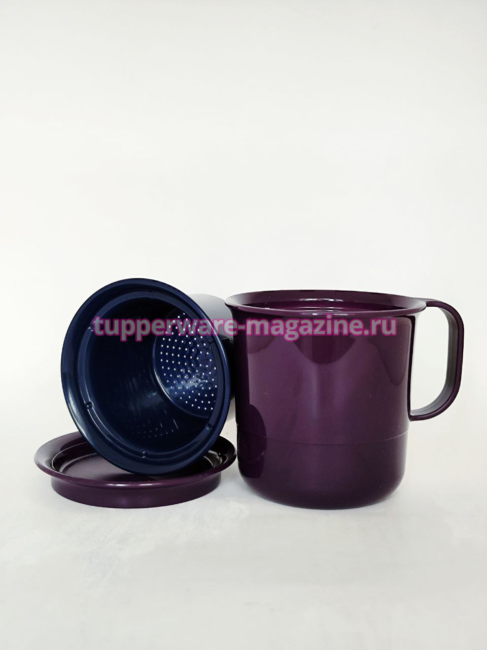 Заварочная кружка Tupperware 350 мл в фиолетовом цвете