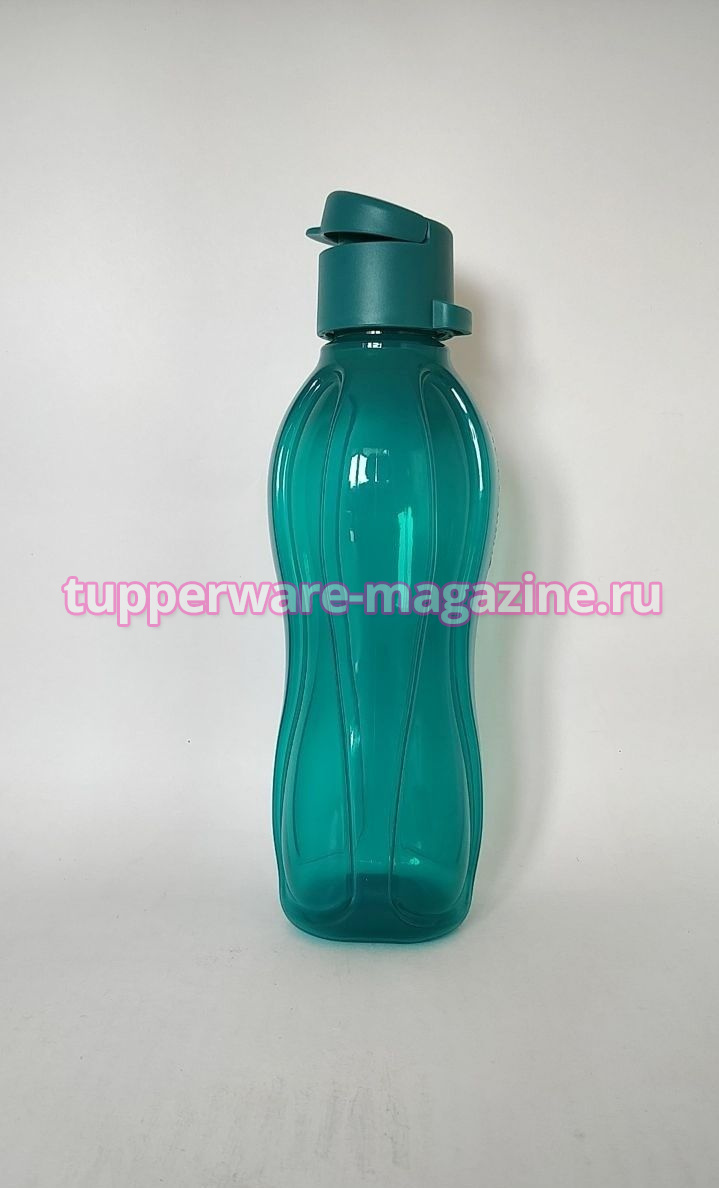 Эко-бутылка (500 мл)  с клапаном в цвете изумруд
