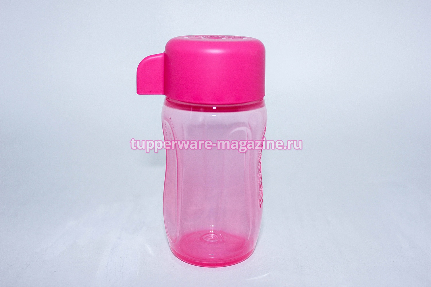 Эко-бутылка мини 90 мл без клапана в ярко-розовом цвете
