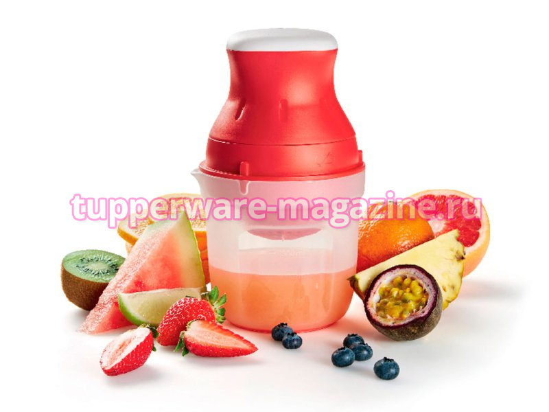 Соковыжималка Турбо-Джус (500 мл) Tupperware в красном цвете
