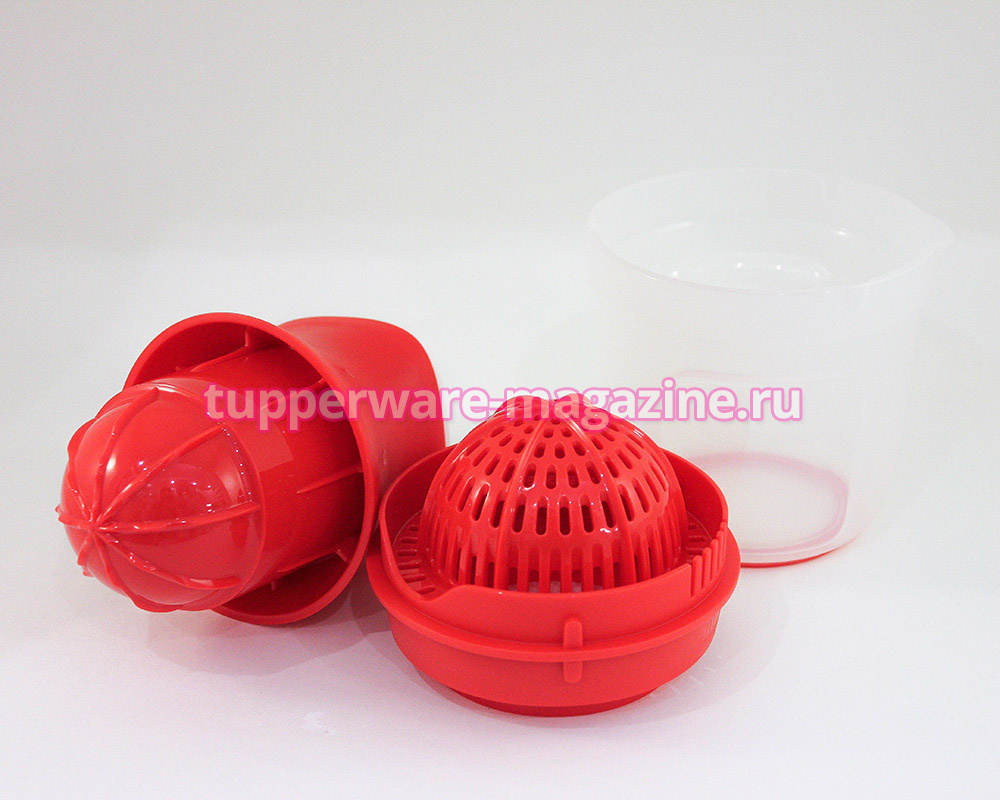 Соковыжималка Турбо-Джус (500 мл) Tupperware в красном цвете