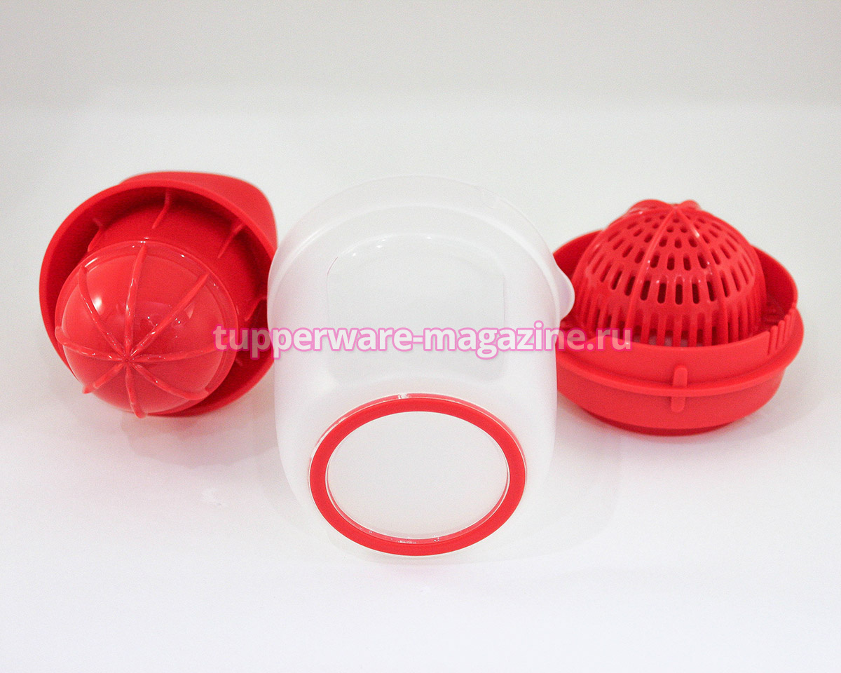 Соковыжималка Турбо-Джус (500 мл) Tupperware в красном цвете