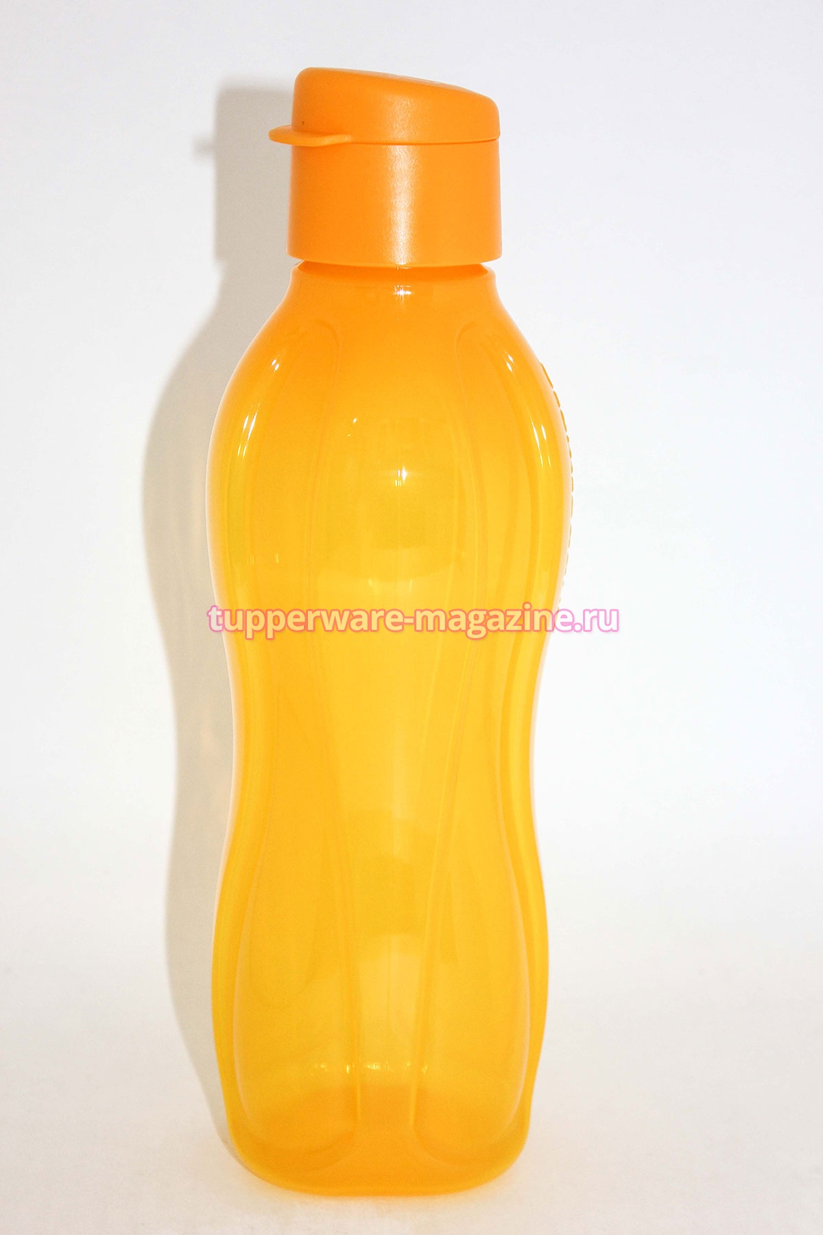 Эко-бутылка (750 мл) с клапаном в цвете манго